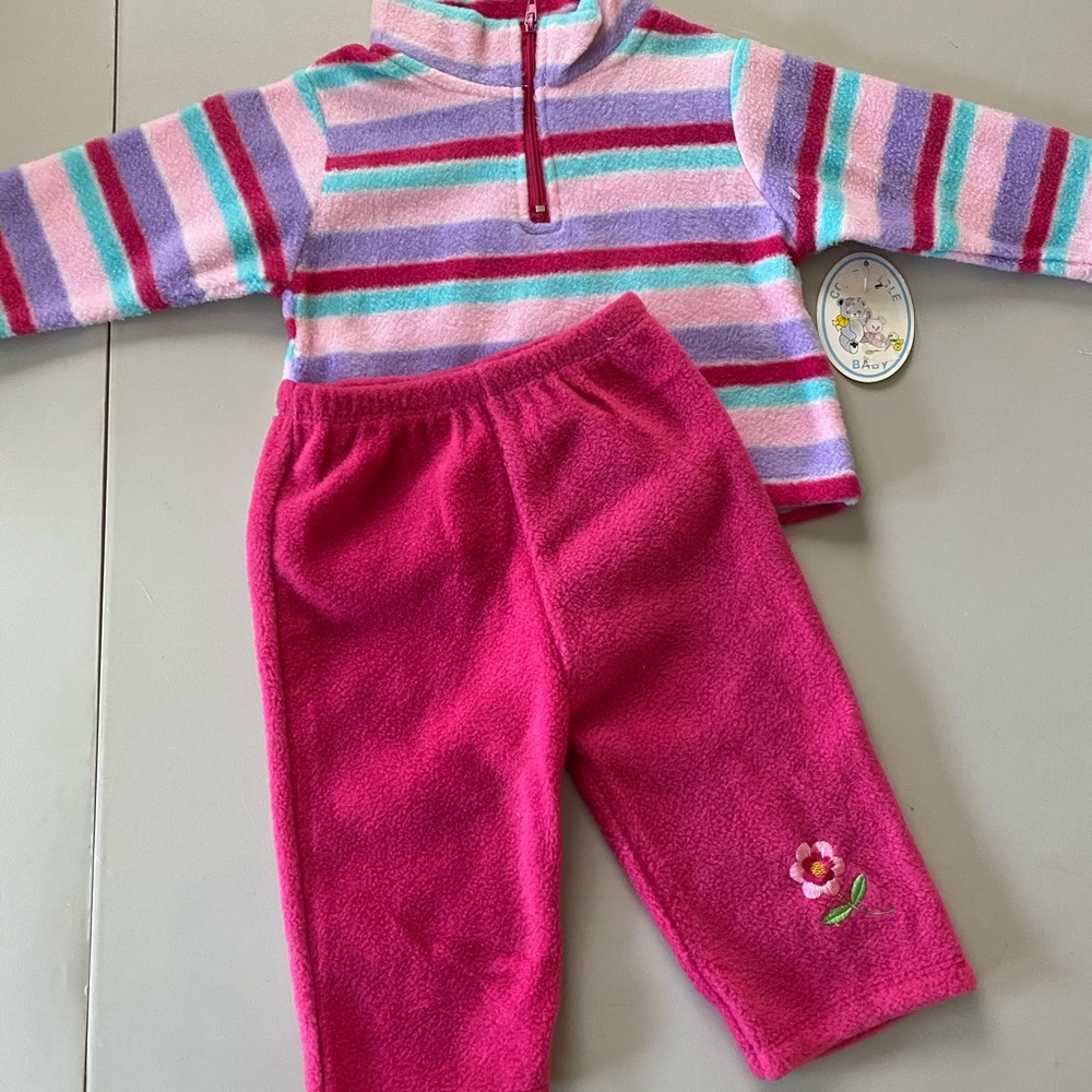 Coney Isle 2-apiece Fleece Outfit- Girl 3/6M